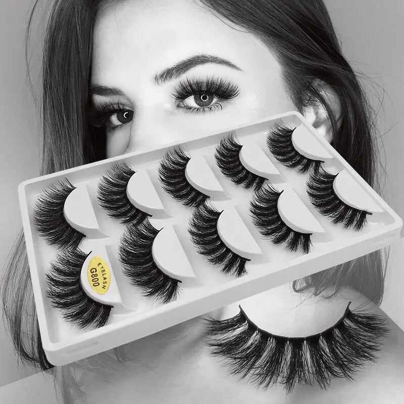 5 Pairs Multipack 3D Mink Lashes