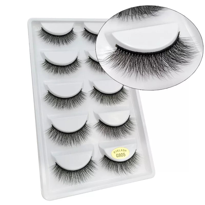 5 Pairs Multipack 3D Mink Lashes