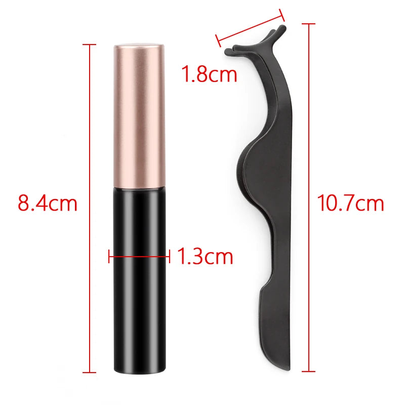 Magnetic Eyelashes 3D Mink Eyelashes Magnetic Eyeliner