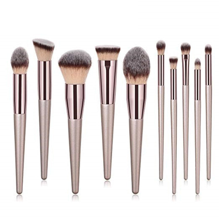 Professional Private Label Oem Make-Up 10Pcs Makeup Make Up Cosmetic Brush Set With Bag