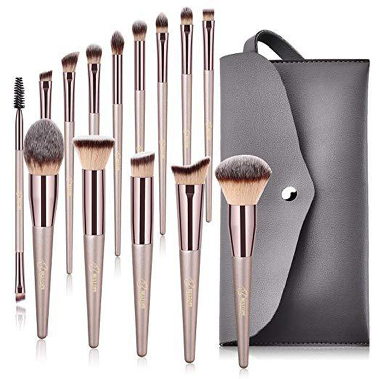 Professional Private Label Oem Make-Up 10Pcs Makeup Make Up Cosmetic Brush Set With Bag