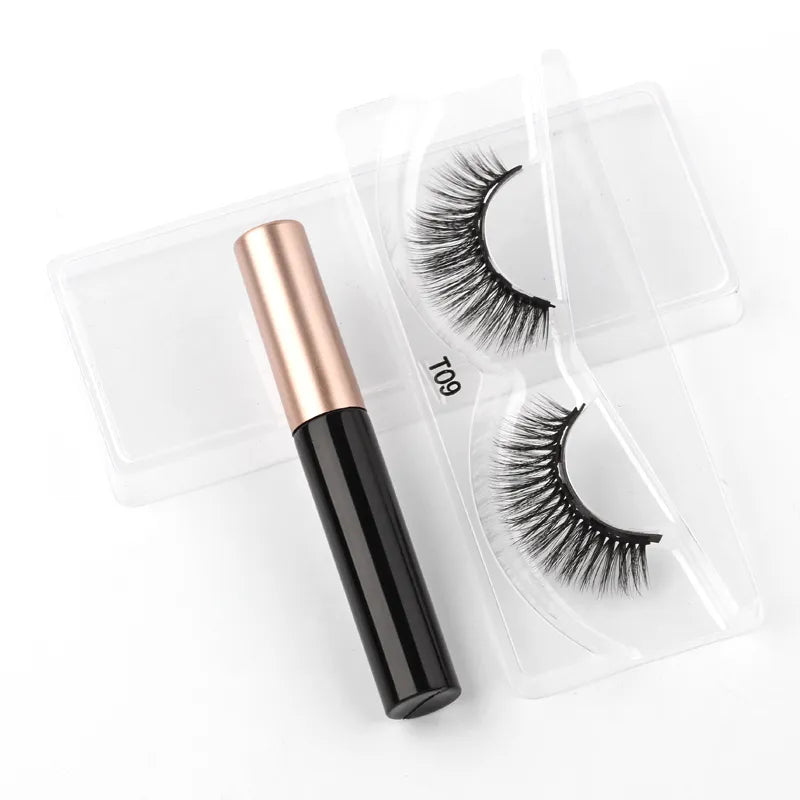 Magnetic Eyelashes 3D Mink Eyelashes Magnetic Eyeliner