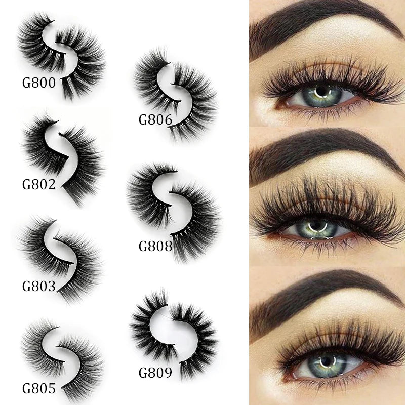 5 Pairs Multipack 3D Mink Lashes
