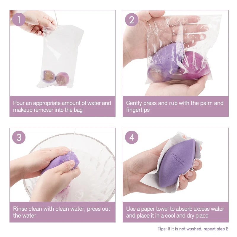 IMAGIC Sponge Makeup Foundation Makeup Cosmetic Puff Powder Smooth Beauty Cosmetic Make Up Sponge Puff