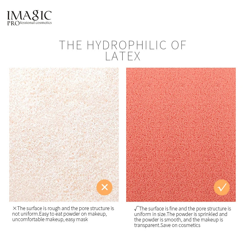 IMAGIC Sponge Makeup Foundation Makeup Cosmetic Puff Powder Smooth Beauty Cosmetic Make Up Sponge Puff