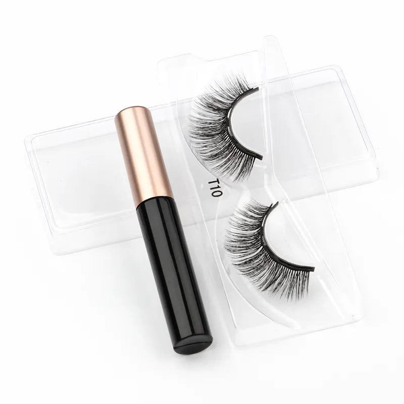 Magnetic Eyelashes 3D Mink Eyelashes Magnetic Eyeliner