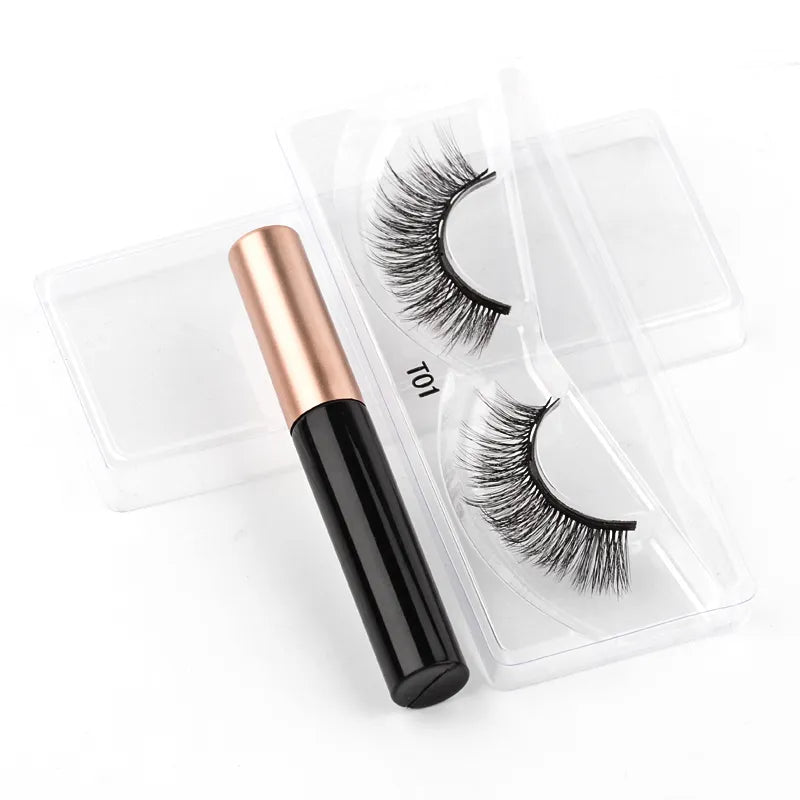 Magnetic Eyelashes 3D Mink Eyelashes Magnetic Eyeliner