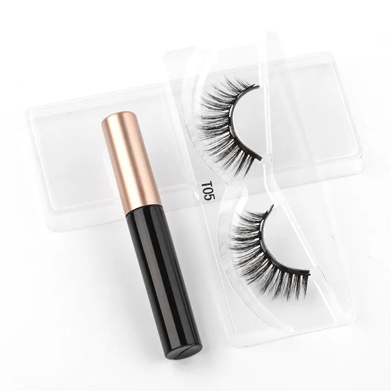 Magnetic Eyelashes 3D Mink Eyelashes Magnetic Eyeliner