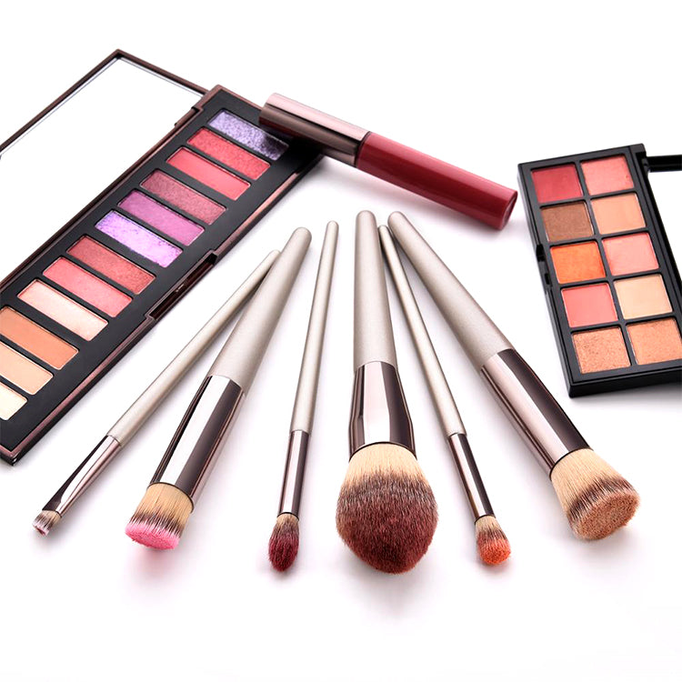 Professional Private Label Oem  Make-Up 10Pcs Makeup Make Up Cosmetic Brush Set With Bag