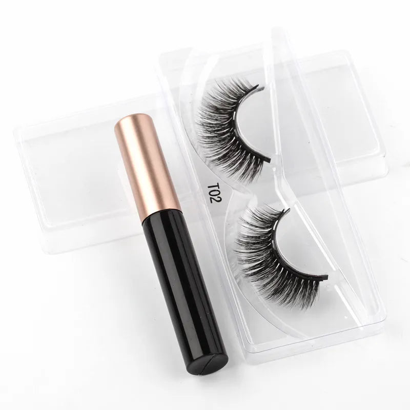 Magnetic Eyelashes 3D Mink Eyelashes Magnetic Eyeliner
