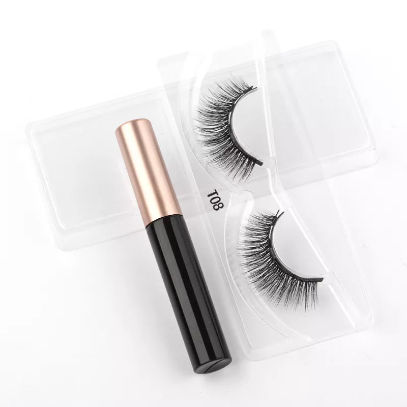 Magnetic Eyelashes 3D Mink Eyelashes Magnetic Eyeliner