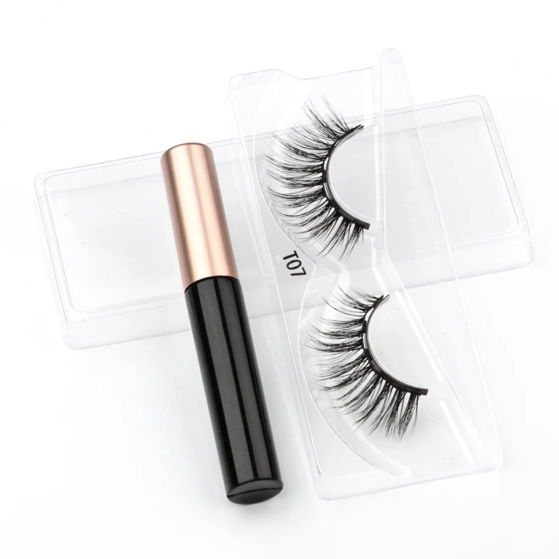 Magnetic Eyelashes 3D Mink Eyelashes Magnetic Eyeliner