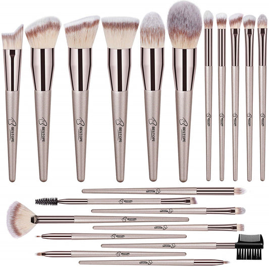 Professional Private Label Oem  Make-Up 10Pcs Makeup Make Up Cosmetic Brush Set With Bag
