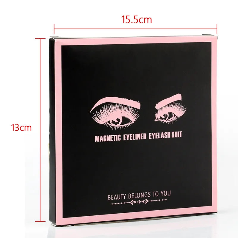 Magnetic Eyelashes 3D Mink Eyelashes Magnetic Eyeliner