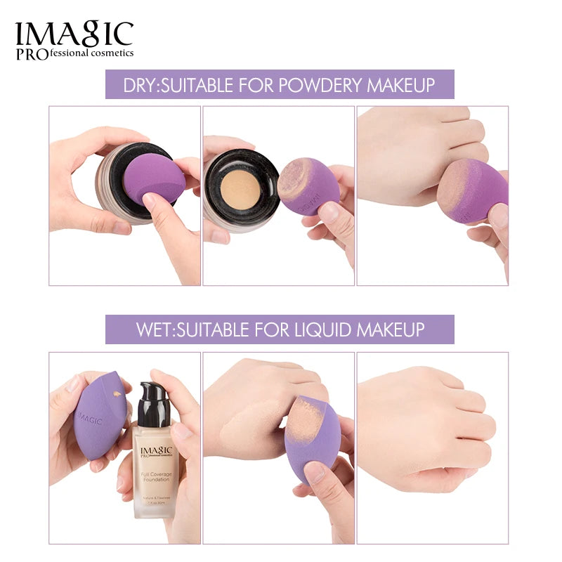IMAGIC Sponge Makeup Foundation Makeup Cosmetic Puff Powder Smooth Beauty Cosmetic Make Up Sponge Puff